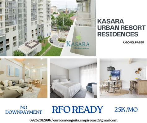 For Sale RFO Studio Resort Type Condominium in Pasig City.